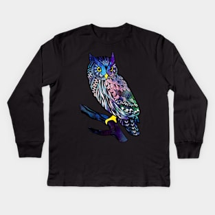 Stellar Owl Kids Long Sleeve T-Shirt